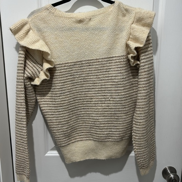 Lauren Conrad new with tag sweater beige brown large - Picture 2 of 4